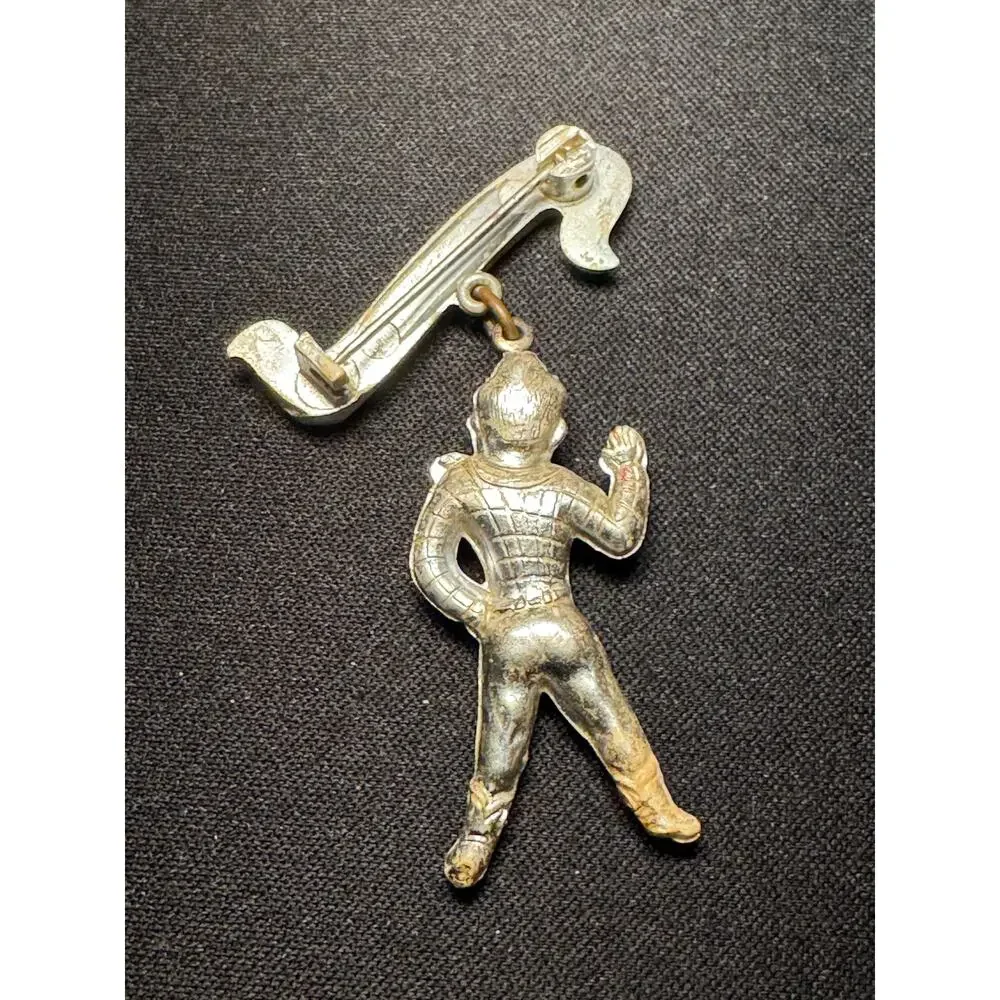 Antique Howdy Doody Enamel Brooch